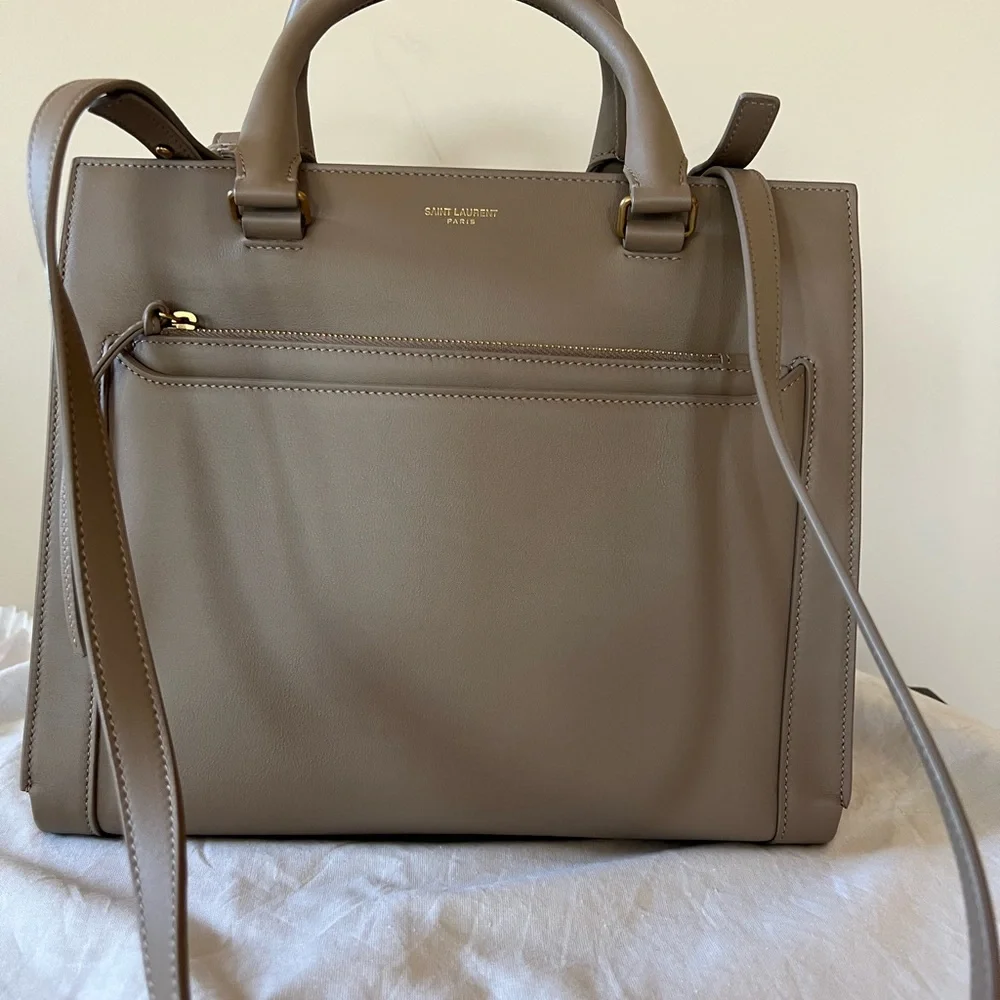 SAINT LAURENT Baby Cabas EastSide Leather Satche - Picture 10 of 14